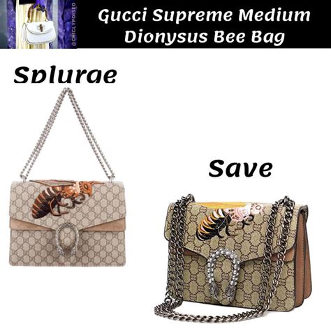 gucci tiger bag dupe